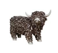 Gifts Direct 2 U Highland Cow Twig Effect Standing Ornament - Large