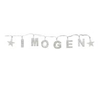 Gifts Direct 2 U IMOGEN - Indoor Decorative LED String Lights Hanging Decorations Light Up Your Name in LED Clear Lights