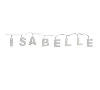Gifts Direct 2 U ISABELLE - Indoor Decorative LED String Lights Hanging Decorations Light Up Your Name in LED Clear Lights