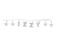 Gifts Direct 2 U IZZY - Indoor Decorative LED String Lights Hanging Decorations Light Up Your Name in LED Clear Lights