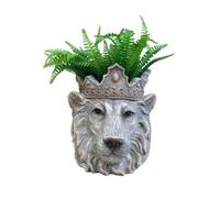 Gifts Direct 2 U King Lion Head Plant Pot Planter
