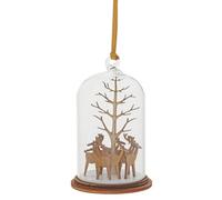 Gifts Direct 2 U Kloche Hanging Bauble Ornament - Santas Reindeers