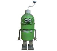 Gifts Direct 2 U Large Green Industrial Bobble Body Robot Ornament