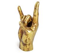 Gifts Direct 2 U Large Resin Antique Gold "rock On" Hand Vase