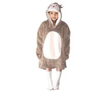 Gifts Direct 2 U Noxxiez Kids Sherpa Fleece Cuddle Oversized Hoodie Hedgehog