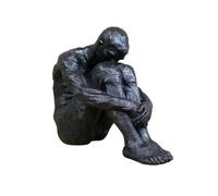 Gifts Direct 2 U Sitting Man Ornament Sculpture - Creative Resin Statue for Home, Office Decor - Artistic Figurine Perfect for Living Room, Desk, or Any Room!