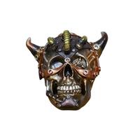 Gifts Direct 2 U Steampunk Skull with Horns Bronze Ornament Vintage Statue Mechanical Decor Figurine