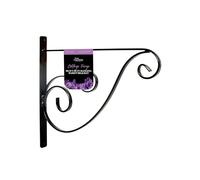 Gifts Direct 2 U Tom Chambers Cottage Forge Hanging Basket Bracket, Heavy Duty for Baskets up to 35cm, Single Outdoor Bracket, Garden Patio Decor, Handcrafted, Weatherproof