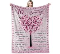 Gifts for 10 Year Old Girl,10 Year Old Girl Birthday Gifts Ideas from Parents Grandparents Sister Friends 10th Birthday Decorations Blanket for Her 50 "X60"