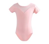 Gifts for 13 Year Old Girls Dance Dresses Performance Tutu Outfit Short Sleeve Jersey Costume Set for Ballet Jazz Concert Age 1 14 Years Girls 128 Cord, Light pink, 13- 14 Years
