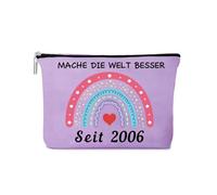 Gifts for 18th Birthday Girl - Purple Birthday Bag Gift 18th Birthday Girl Personalised 18th Birthday Gift for a Girlfriend, Daughter, 2006, 2006