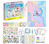Gifts for 3-12 Years Olds, Scrapbook Kit Girls Toys Age 3-12 Years Old Girl Gitfs Cute Stationery Set Girls Birthday Presents Journaling Supplies Teenage Girls Gifts Craft Kits for Kids