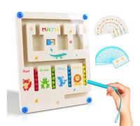 Gifts for 3-7 Year Old Kids: Wooden Montessori Maze Puzzles Toys for Boys Girls Age 3 4 5 6 7 Educational Maths Games for 5-7 Year Old Boy Girl Birthday Present for Kid Age 4-8 Sensory Autism Toy