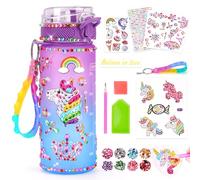 Gifts for 5 6 7 8 9 Year Old Girls Boys: Arts and Crafts for Kids Age 8-10 Water Bottle Birthday Present for 5-11 Year Old Girl Toys Age 4-12 Unicorn Toy with Diamond Art Stickers Craft Sets for Girl