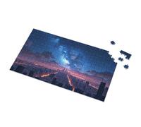 Gifts For 5 Year Old Girls City Lights Under The Milky Way Picture Puzzle Toys Under 10 Dollars 1000 Piece Puzzle For Adults(300PCS)