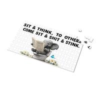 Gifts For 5 Year Old Girls Elephant Reading On Toilet: A Humorous Scene Picture Puzzle Toys Under 10 Dollars 1000 Piece Puzzle For Adults(500PCS)