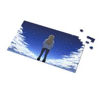 Gifts For 5 Year Old Girls Girl Gazing At The Starry Sky Picture Puzzle Toys Under 10 Dollars Activity Books For Kids Ages(300PCS)