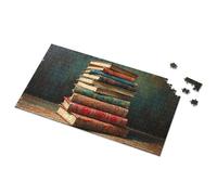 Gifts For 5 Year Old Girls Stack Of Vintage Books On Wooden Table Picture Puzzle 300 Piece Puzzles Puzzle Board(500PCS)