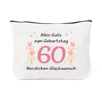Gifts for 60th Birthday for Girls, Personalised Cosmetic Bag, 60th Birthday Gift for Girlfriend
