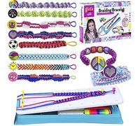Gifts for 7-12 Year Old Girls Loom String Bracelet Making Kit DIY Friendship Bracelets Maker Arts and Crafts Girl Toys Teen Gift 6-11 Christmas Birthday