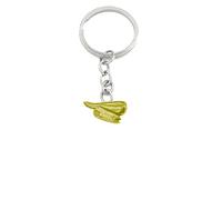 gifts for all F6 Eel fish GOLD CHROME FINISH English Pewter on a split ring keyring
