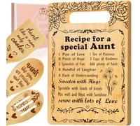 Gifts for Aunt from Niece Nephew, Unique Aunt Birthday Gifts Cutting Board Set, Birthday Gifts for Aunt Best Aunt Ever Gift Ideas, Christmas Auntie Gifts for Aunt to Be New Aunt Auntie