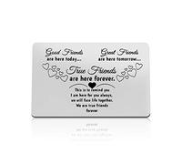 Gifts for Best Friend Engraved Wallet Card for Best Friend We are True Friends Forever Graduation Christmas Birthday Gifts Friendship Gifts for Best Friend