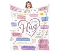 Gifts for Best Friend Hug Blanket | Get Well Soon Gifts for Women | Friendship Blanket Encouragement for Friend Sister Bestie Coworker 50"X60"