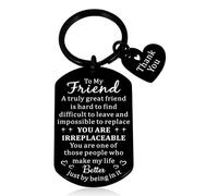Gifts for Best Friends Him Christmas Stocking Stuffers for Men Him Adults Friendship Gifts for Men Best Friend Birthday Gifts Friend Sentimental Keychain Thank You Gifts for Friends Bestie Sisters