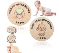 Gifts for Birth, New Dad Mum Gifts Decision Coin, Guardian Angel Decision Coin, Gift Idea for Expectant Mothers, Christening Gifts for Boys, Christening Gifts for Girls (2 Pieces)