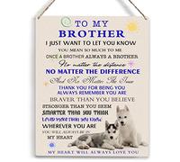 Gifts For Brother To My Brother Metal Signs Brother Gifts From Sister Birthday Christmas Gifts For Brother Adult Big Brother Gifts For Anniversary Wall Decor 6x8 Inch Metal Tin Signs