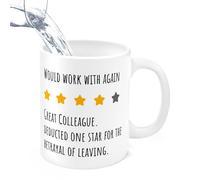 Gifts for Colleagues Mug, Funny Farewell Mugs, Colleague Leaving Gifts, Funny Mugs for Work Colleagues Leaving Presents Colleagues Ideas Ceramic Coffee Mug 11oz