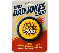Gifts for Dad and Fathers - Features 150+ Extra Funny Dads Jokes at The Push of a Button - Daddy Present from Daughter, Parent Birthday Surprise, White Elephant Gifts for Men, Grandafather, Guy