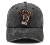 Gifts for Dog Lovers, Boxer Dog Mom and Dad Hats, Funny Puppy Accessories Baseball Cap, Christmas Birthday Gifts for Mother Father Grandpa Grandma Black