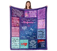 Gifts for Girlfriend from Boyfriend, Girlfriend Gifts Blanket 60"x50", Girlfriend Birthday Gifts, Best Girlfriend Gifts Ideas for Valentine's Day Mothers Day Christmas, to My Girlfriend Throw Blankets