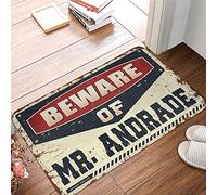 Gifts for Grandma Beware of Mr. Andrade Front Porch Rug Size 65 x 90 cm