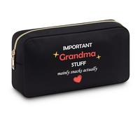 Gifts for Grandma Makeup Bag Grandma Gifts from Granddaughter Retirement Mothers Day Christmas Birthday Presents for Grandma Nana Granny Cosmetic Bag for Grandmother Travel Zipper Pouch