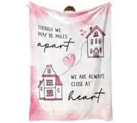 Gifts for Her Besite Girlfriend Friend - Long Distance Blanket, Christmas Birthday Gifts for Women Girlfriend Friends Bestie Sister, Long Distance Relationship Presents, Friendship Gift for Women