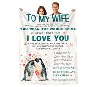 Gifts for Her Him Blanket 100x130cm Soft Romantic Blanket PyrrlicToy Wedding Christmas Anniversary Birthday Presents Gifts for Girlfriend Boyfriend Wife Husband Couple Adorable Practical Love Blankets