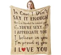 Gifts for Her or Him Blanket, Girlfriend Gifts, Anniversary Blanket Gifts for Her or Him, Wedding Gifts, Romantic Gifts for Girlfriend, I Love You Blanket 150x130CM, Wife Birthday Gifts Anniversary