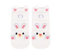 Gifts for Her Socks Cotton Ankle Art Cute Sock Man Animal Women Socks Gifts for GirlFriend (White, One Size)