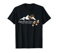 Gifts for Hikers and Mountaineers - When the Mountain Calls Value Graphic T-Shirt