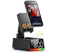Gifts for Him Her, Bluetooth Speakers, Adjustable Phone Stand, Wireless Speaker for iPhone/Samsung/iPad, Cool Tech