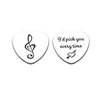 Gifts for Him Her Boyfriend Gifts from Girlfriend Gift for Men Women Guitar Pick Musician Player Boyfriend Couple Anniversary Wedding Husband Wife Birthday Engagement Fiance Christmas Valentines Day