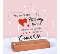 Gifts for Him Her, Puzzle-Shaped Acrylic Plaque, Couple Gifts for Her Him, Gifts for Girlfriend, Couple Gifts, Anniversary Couple Gifts, Gifts for Boyfriends, Gifts for Girlfriend