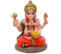 Gifts for Indian Ganesha Statue - 8.4" H Murti Hindu God Ganesh Statue Diwali Gift for Indian Man Women Altar Pooja Decoration Yoga Meditation Room Decor Home Temple Mandir Puja Item