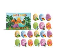 Gifts for Kids Dinosaur Bath Bombs, Dinosaur Egg Bath Bombs, Natural and Organic Dino Bath Bombs Bubble Bath Gift Set, Perfect Birthday Gifts for Birthday Christmas Holiday for Boy Girls Ages (18Pc)