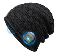 Gifts for Men Bluetooth Beanie Hat - Secret Santa Gifts Christmas Stocking Fillers for Men Teenagers Cool Stuff Music Gifts Tech Gadgets, Hat with Headphones Christmas Eve Box Fillers