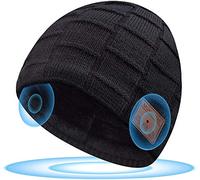 Gifts for Men Bluetooth Beanie Hat - Secret Santa Gifts Christmas Stocking Fillers for Men Teenagers Cool Stuff Music Gifts Tech Gadgets, Hat with Headphones Christmas Eve Box Fillers