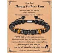 Gifts for Men Boys, Tiger Eye Bracelet for Dad Grandad Son Uncle Brother | Boyfriend Husband Grandson Nephew Teacher Gifts, Graduation Gift, Present for Birthday Fathers Day Christmas Valentines Day
